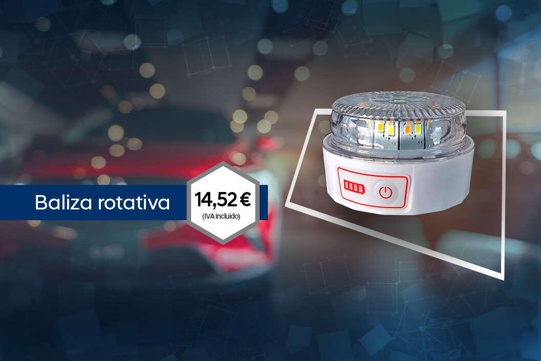 Dispositivo de Señalización Luminosa para Emergencias en Carretera por solo 12,10€