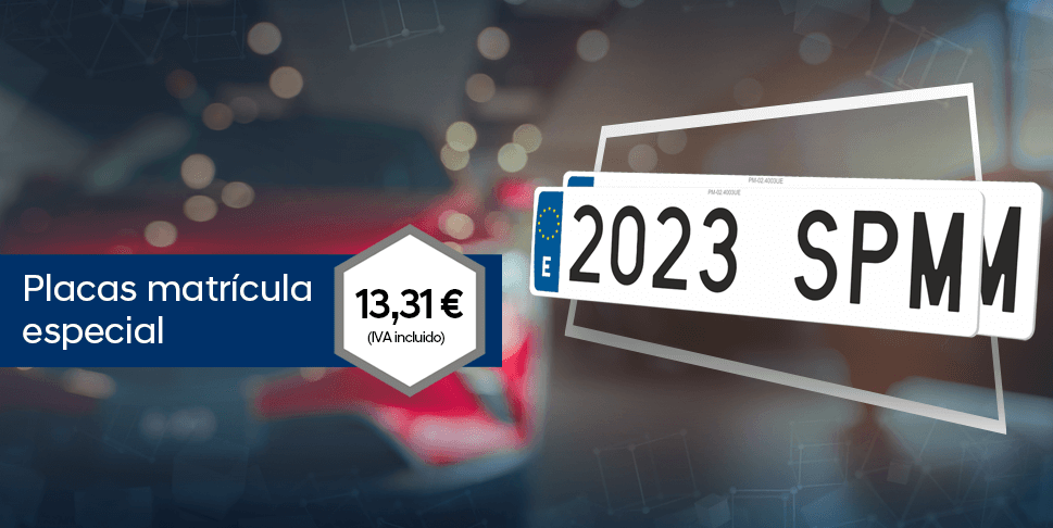 ¡Renueva tu Matrícula con Estilo y Calidad! 2 Matrículas Acrílicas por 13,31€ IVA incluido