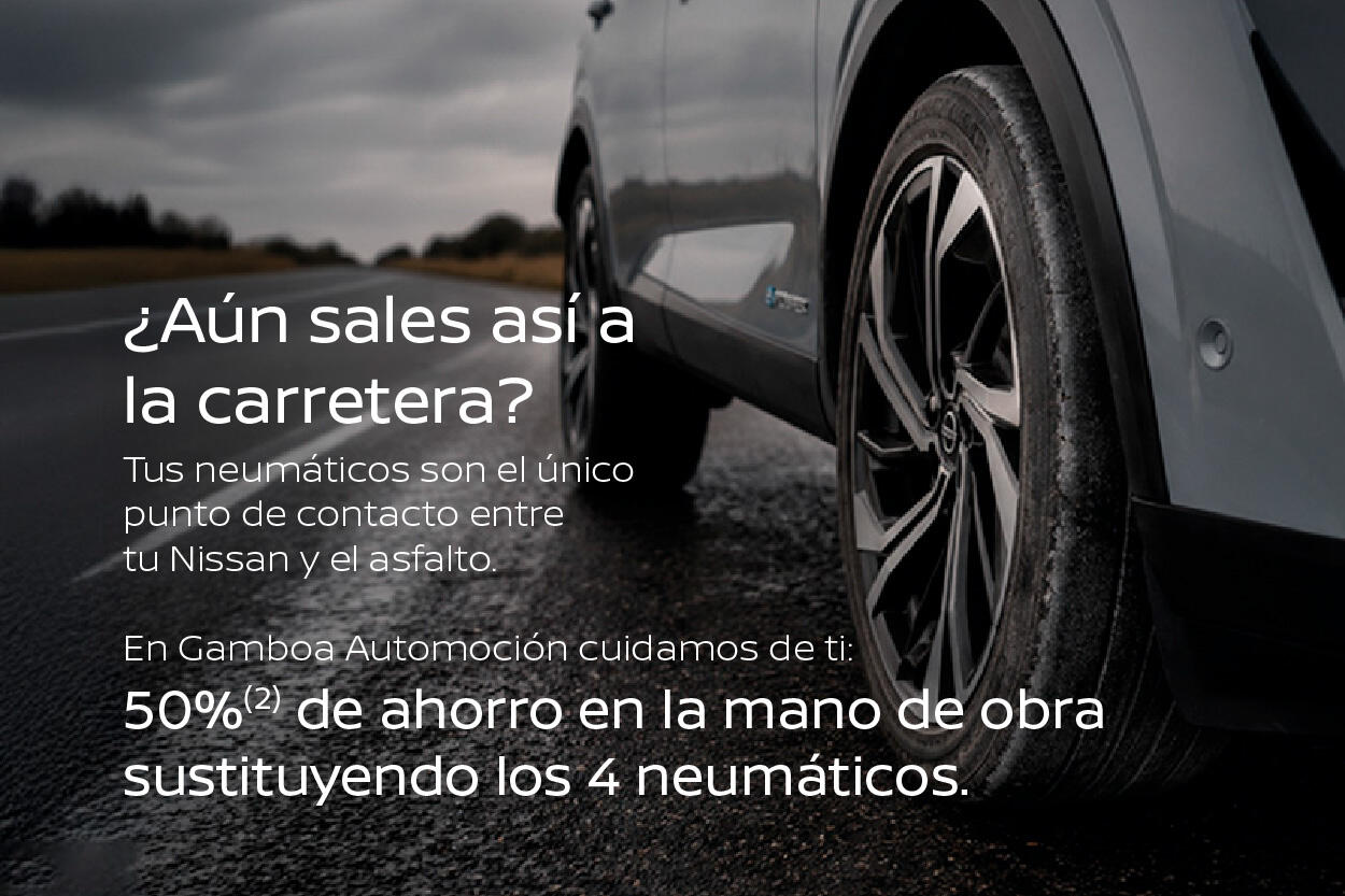 Descuento del 50% en Mano de Obra al Cambiar Neumáticos en Gamboa Automoción